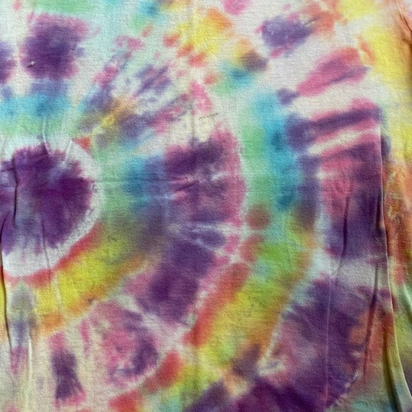 2/$30	Handmade Rainbow Tie Dye Shirt - Picture 2 of 3